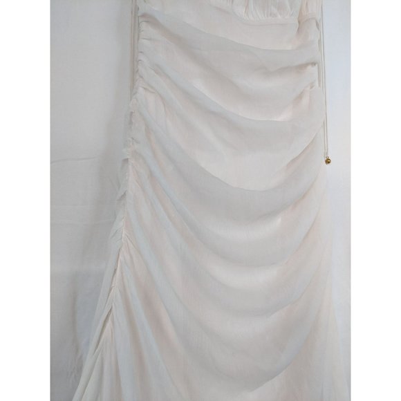 Free People Gala Ruched Maxi Dress Light Pink Boho Ethereal - Picture 6 of 15